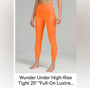 Lululemon Luxtreme Wunder Under 25”, Sz 6